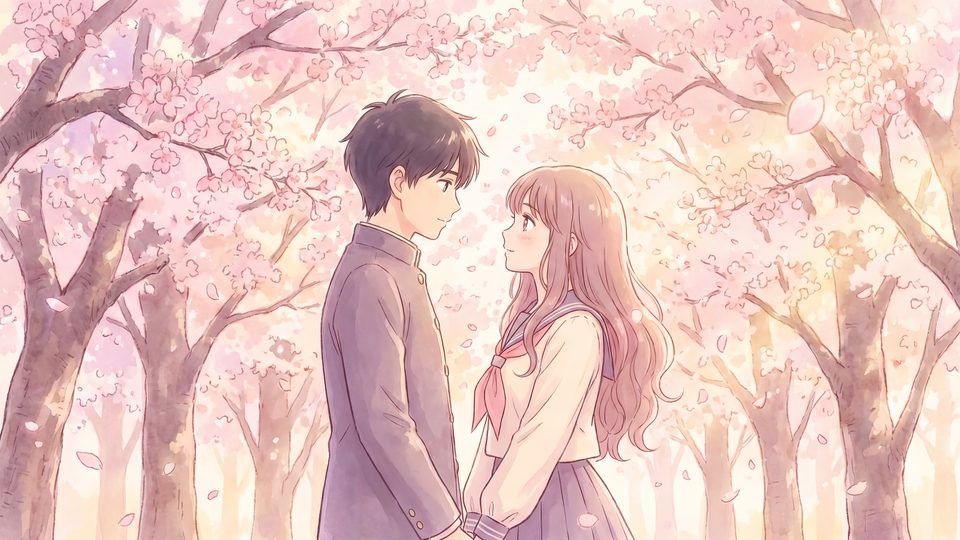 蜜桃-樱花物语春日篇恋爱动漫